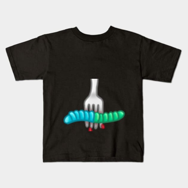 Fork Off Kids T-Shirt by Zevonna